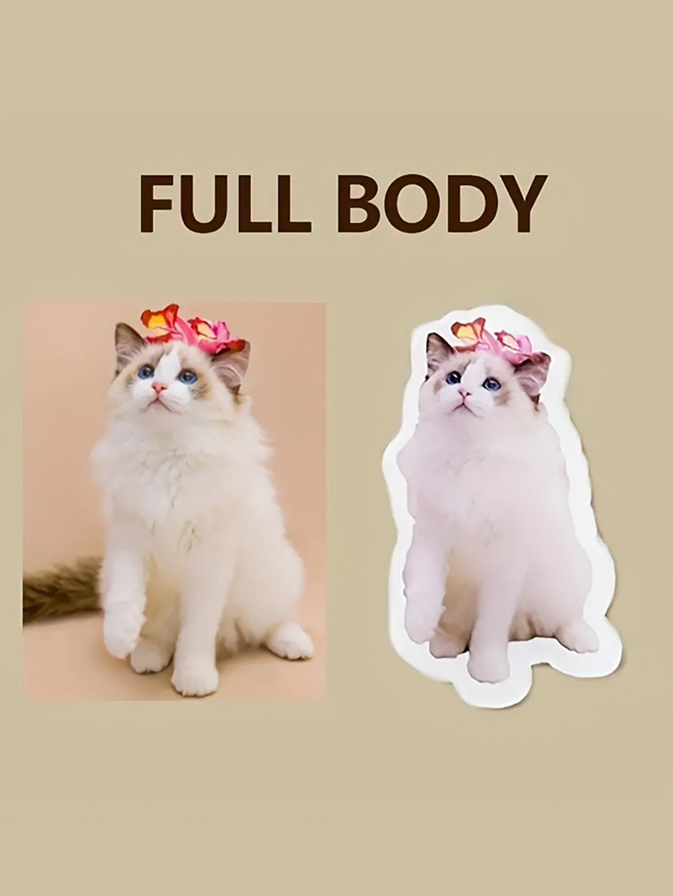 Custom Photo Keychain - Personalized Acrylic Keychain with Double-Sided Pet Portrait